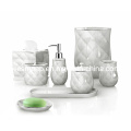 Set d&#39;accessoires de bain en porcelaine (WBC0634B)